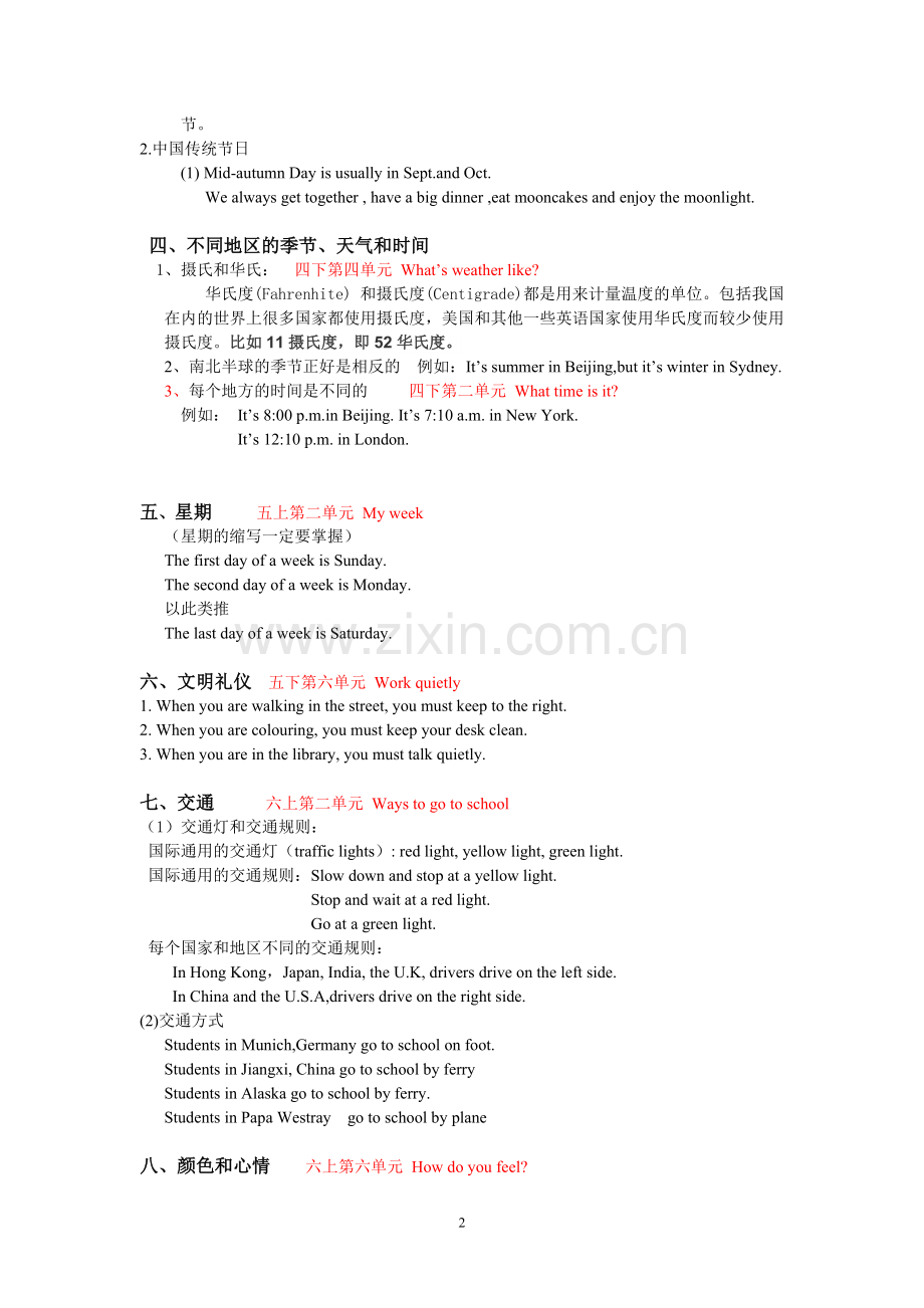 小学英语文化知识汇总.doc_第2页