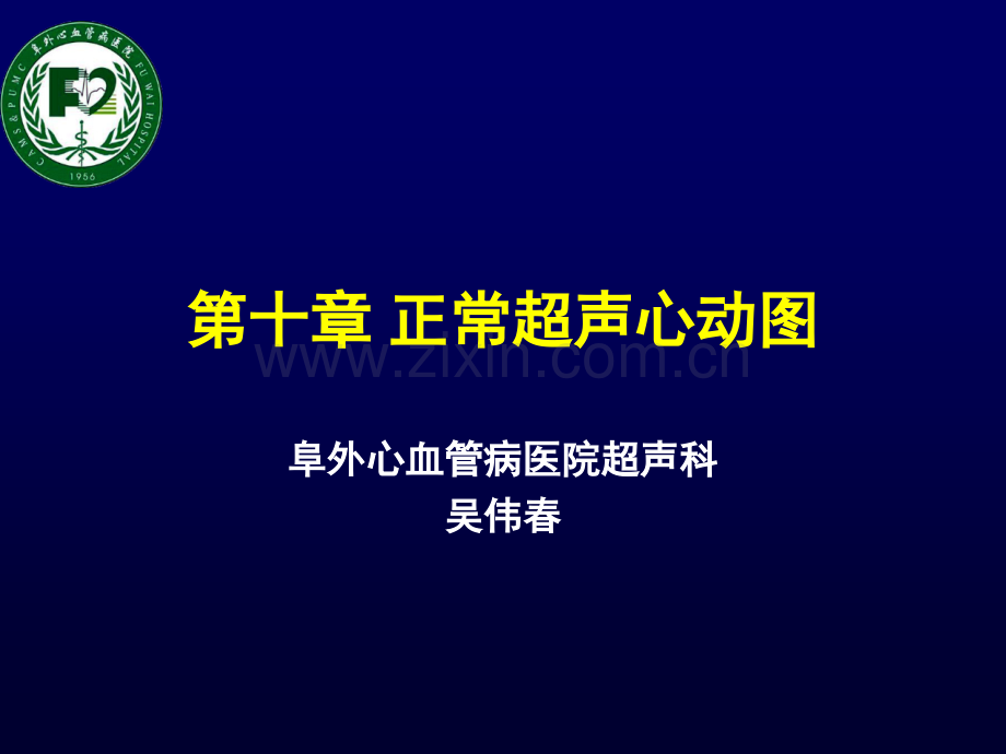 第十章正常超声心动图.pptx_第1页