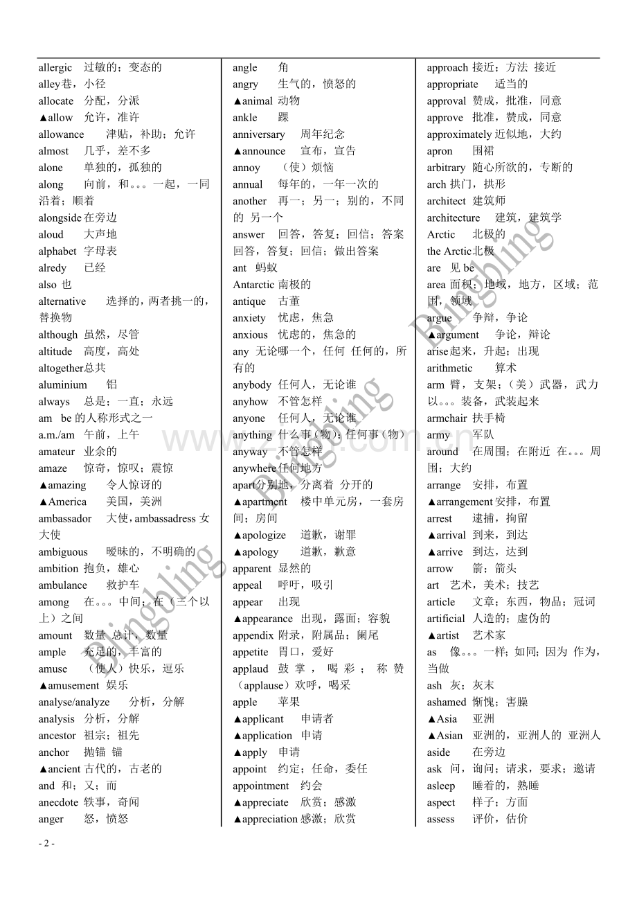 高中英语3500个必背单词.doc_第2页