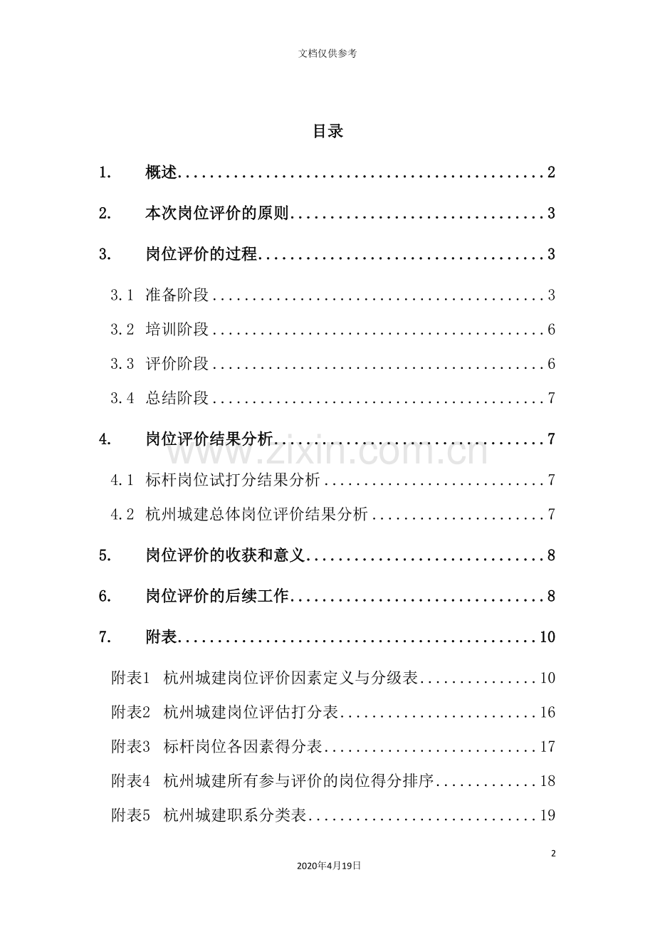 杭州市城市建设公司岗位价值评估报告.doc_第2页