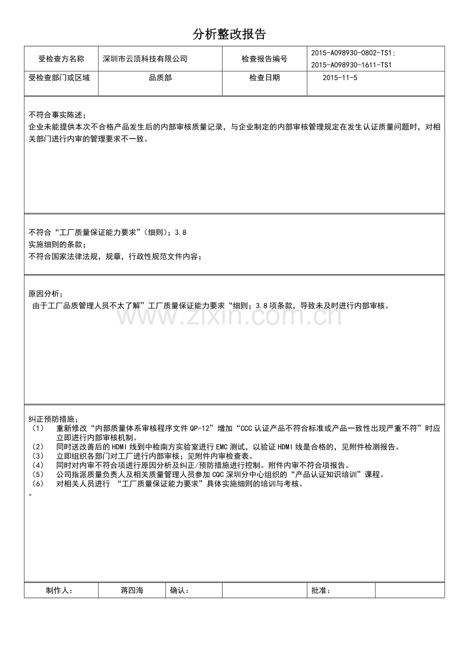 分析整改报告2.doc_第1页