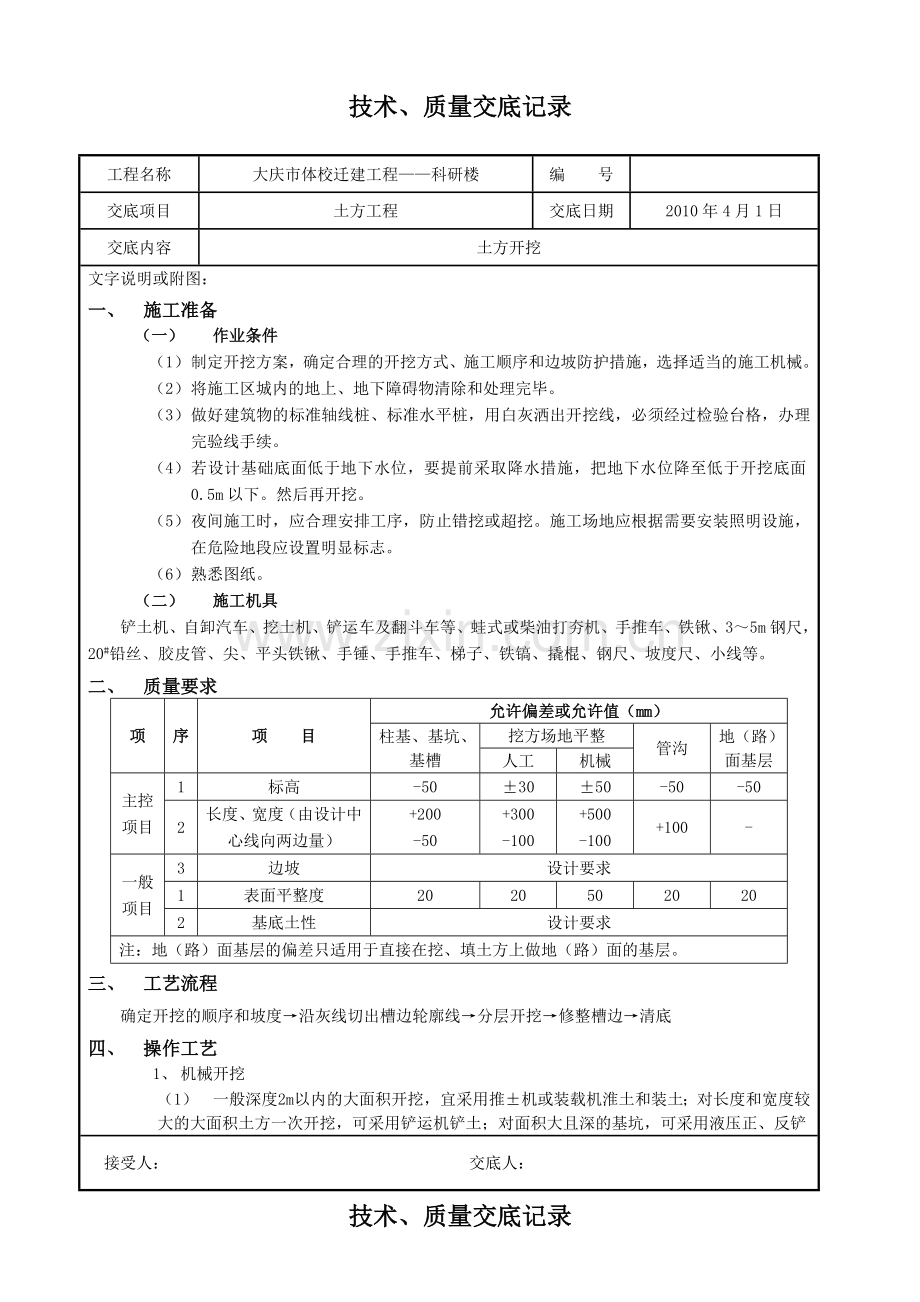 技术交底房建全套.doc_第1页