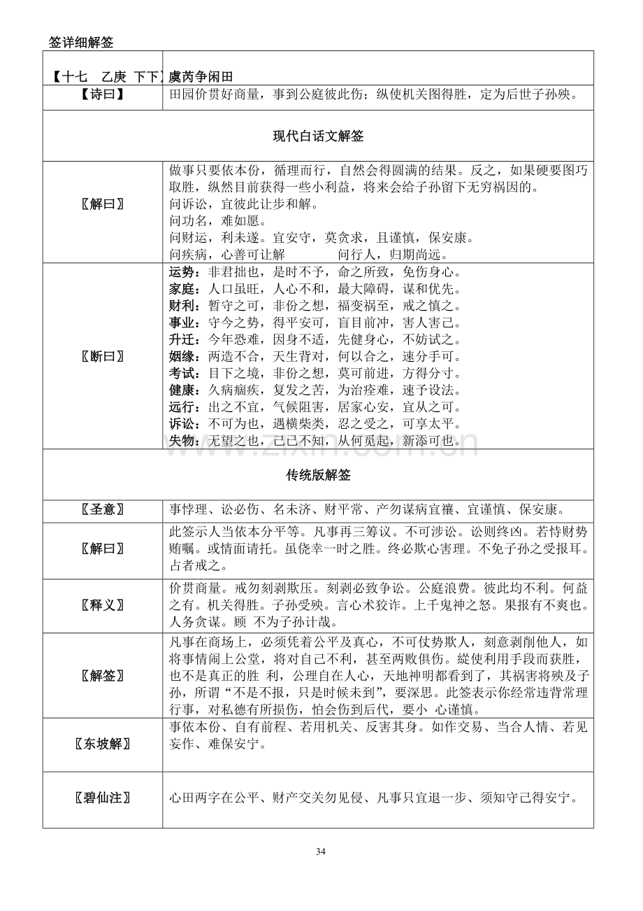 关帝灵签解签大全17—32.doc_第2页