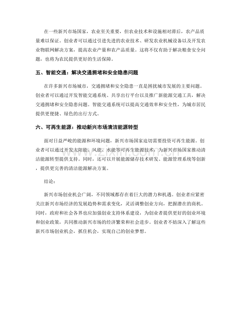 创业潜力报告：新兴市场创业机会分析.docx_第2页