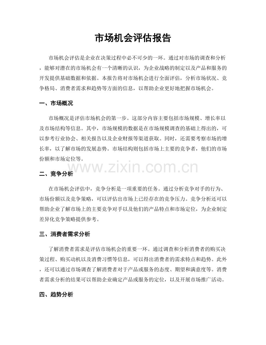 市场机会评估报告.docx_第1页