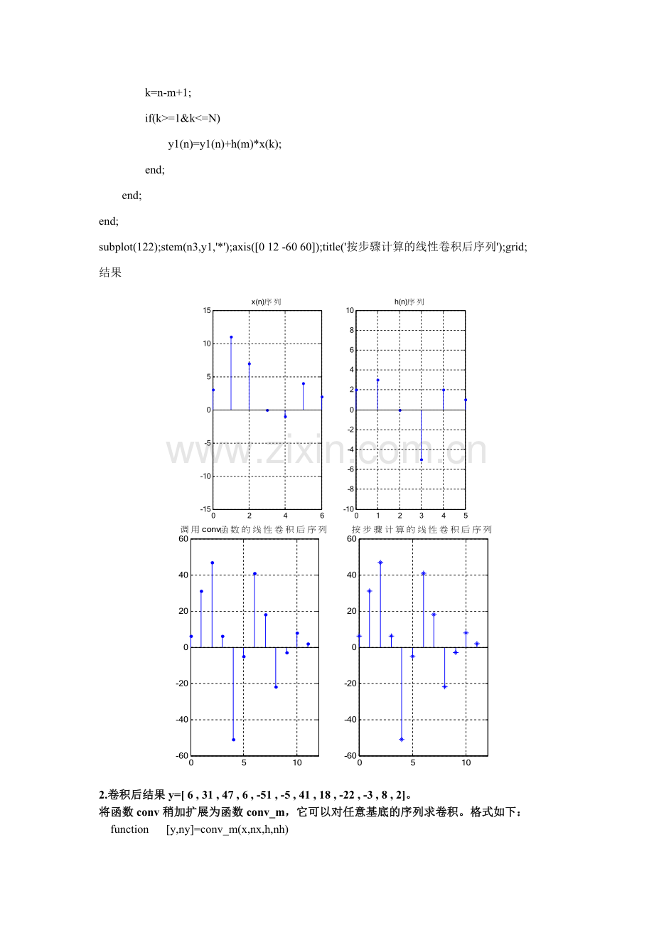数字信号处理实验线性卷积圆周卷积.doc_第2页