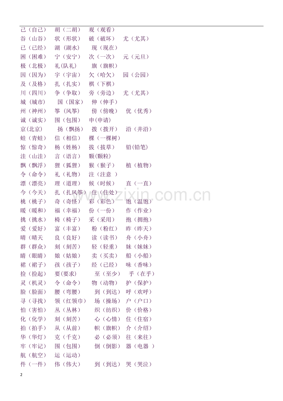 二年级语文期末复习13个重要知识点导引.docx_第2页