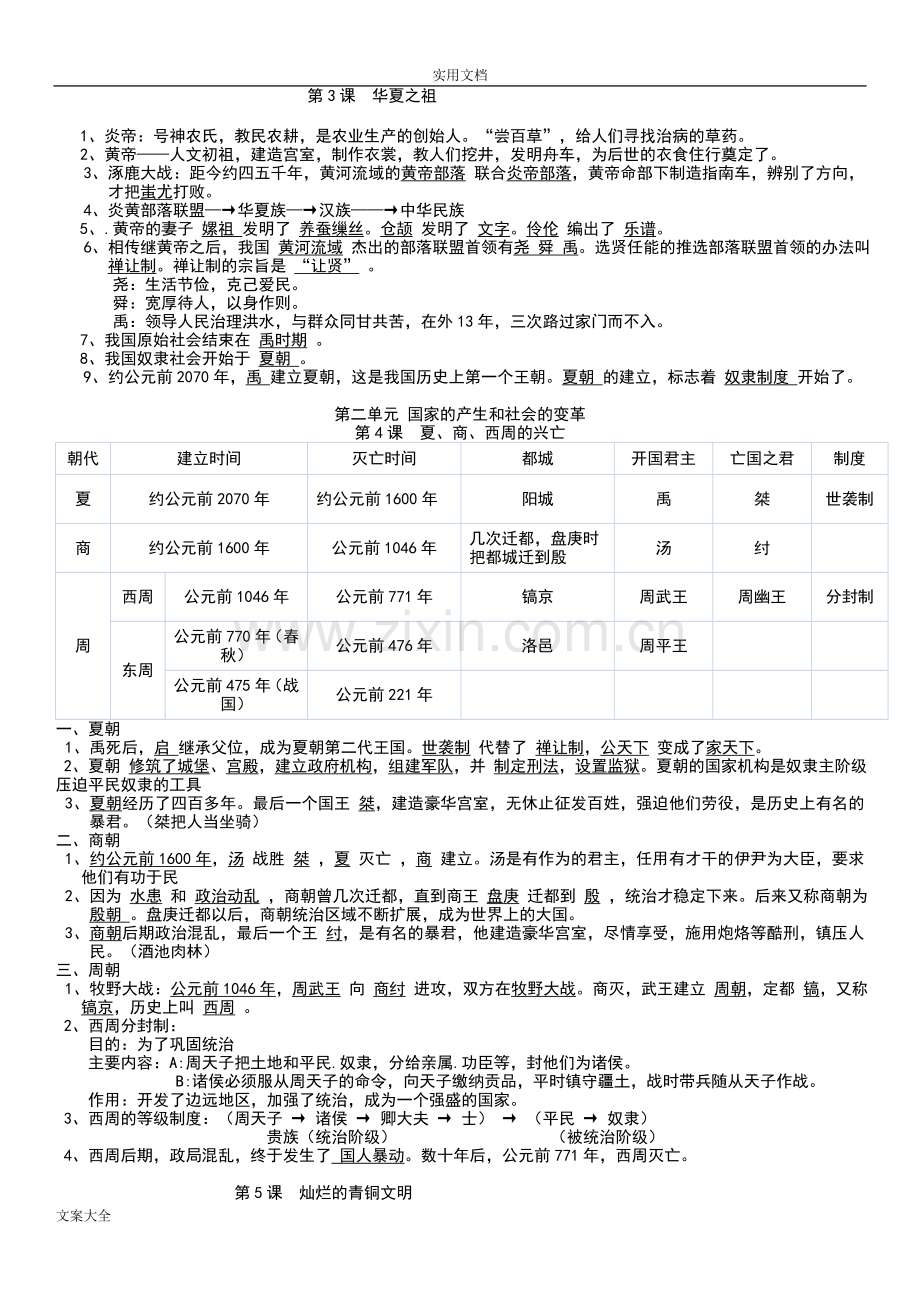 初一历史上册知识点.doc_第2页