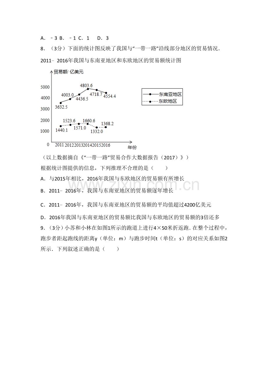 北京市中考数学试卷(含答案详解).doc_第2页