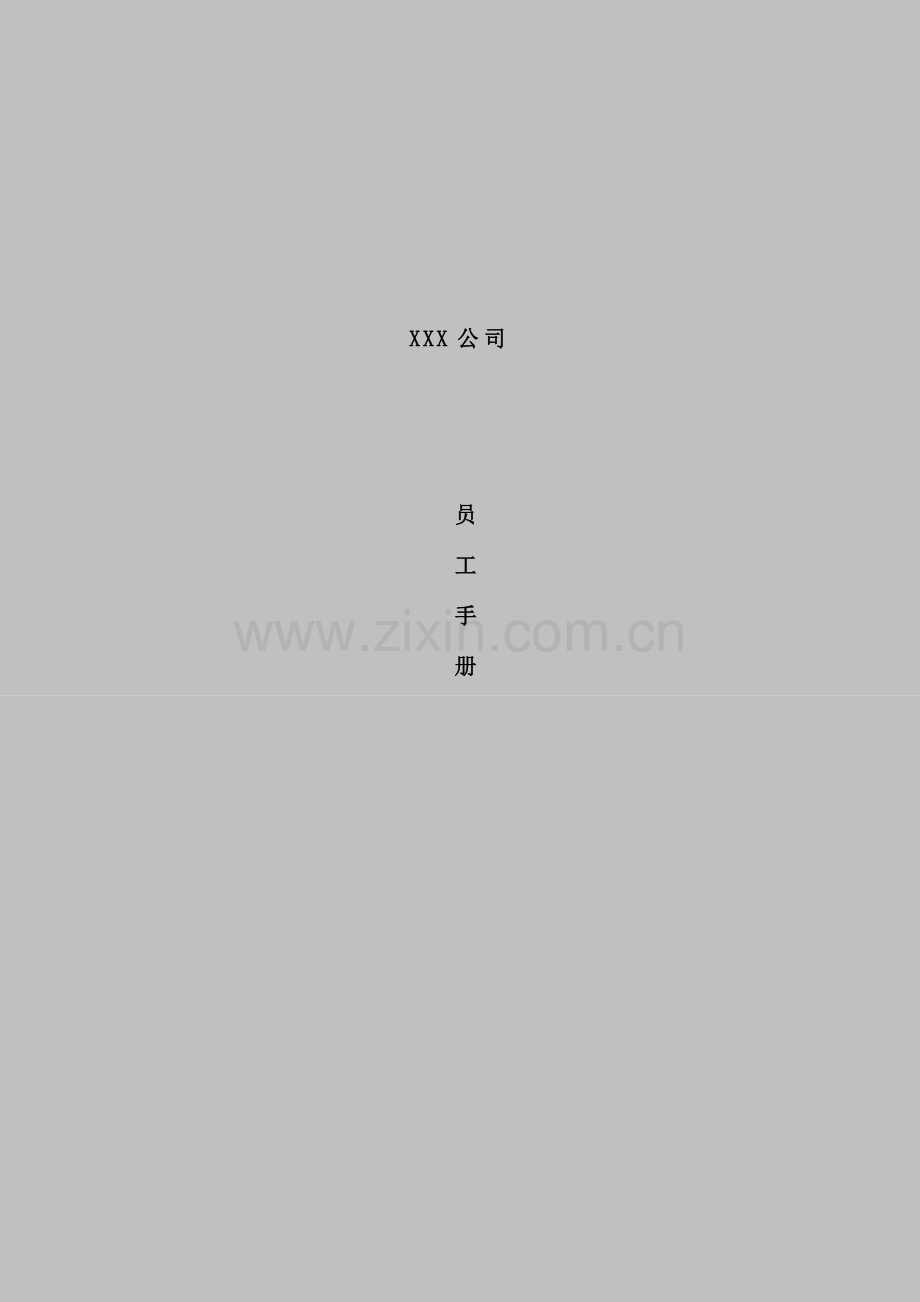 新编大型公司员工手册.doc_第1页