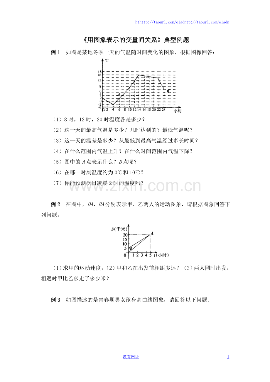 《用图象表示的变量间关系》典型例题1.doc_第1页