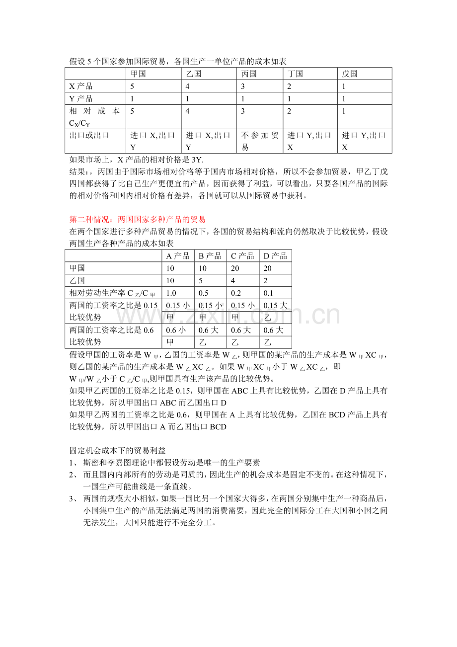 比较优势理论实例.doc_第2页