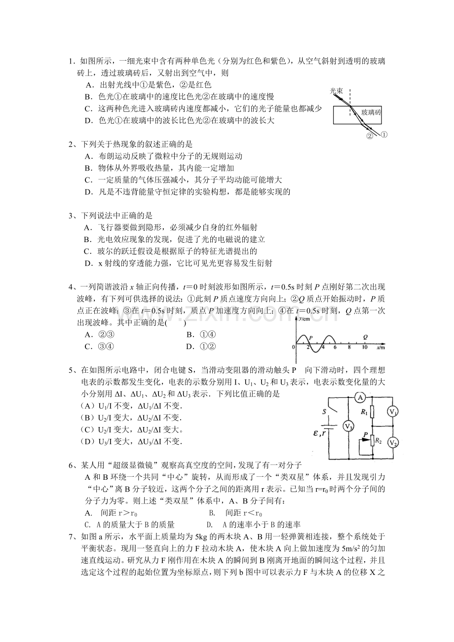 高考物理选择题大全.doc_第1页