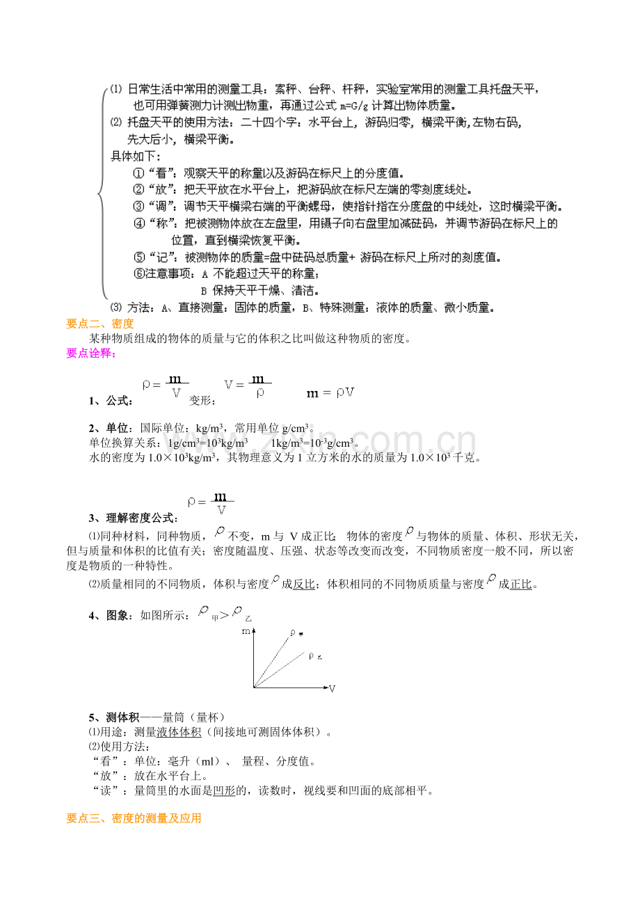 《质量与密度》全章复习与巩固(提高)知识讲解.doc_第2页
