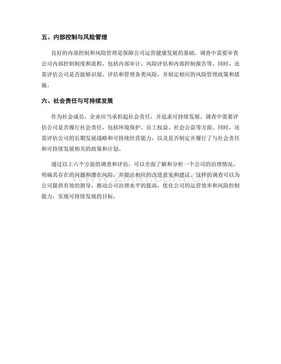报告中的公司治理调查.docx_第2页
