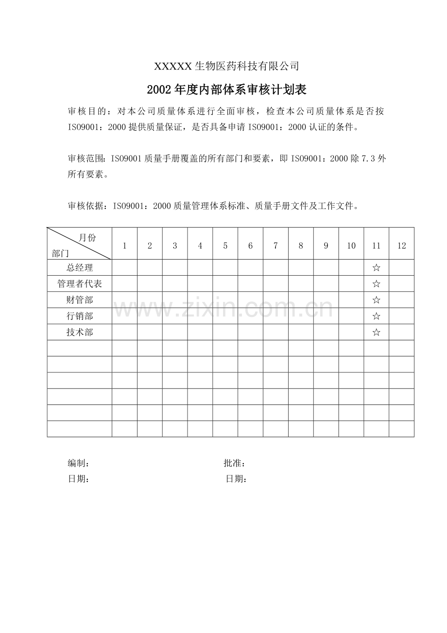 ISO9001内审资料2.doc_第1页