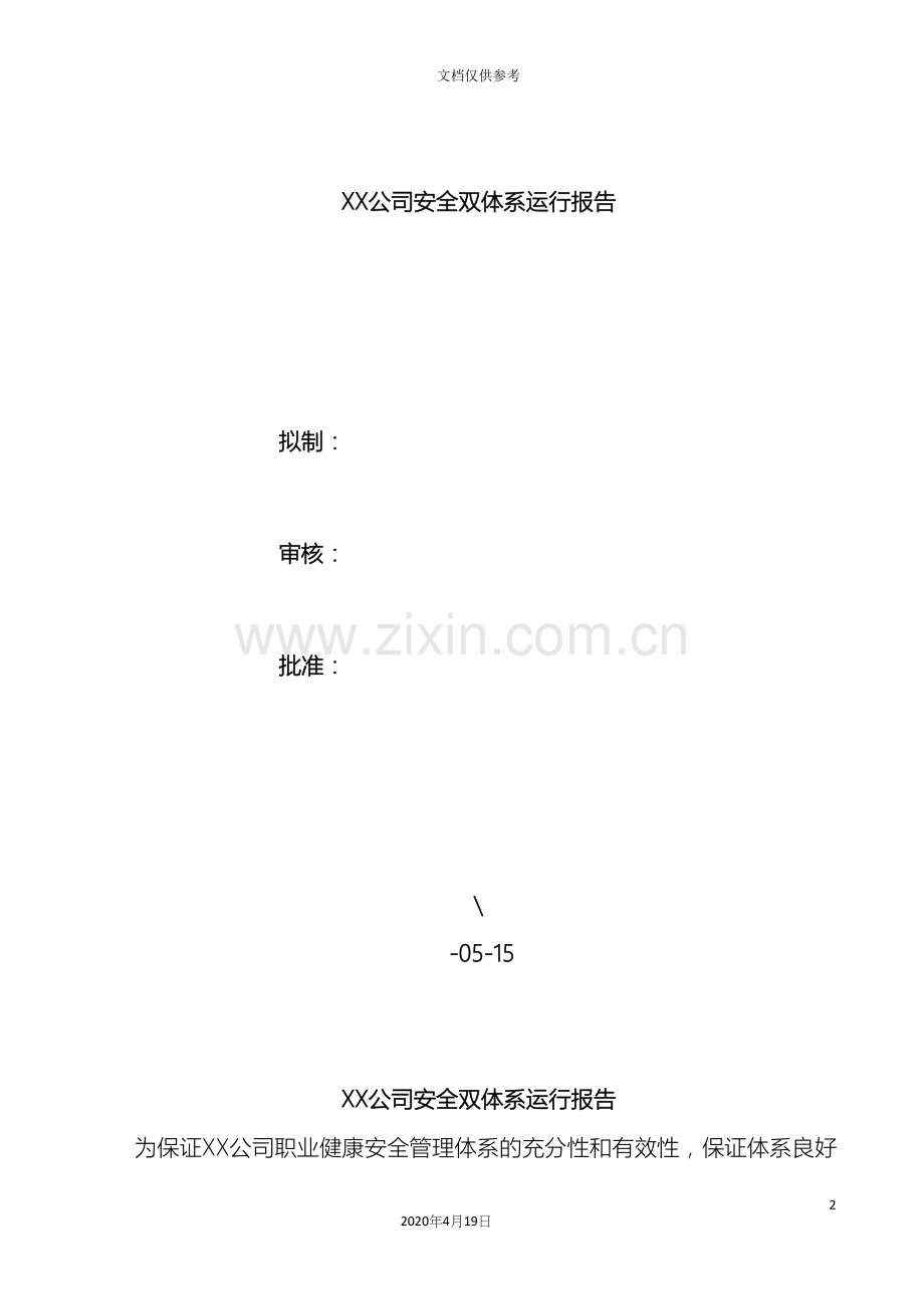 安全双体系运行报告.docx_第2页