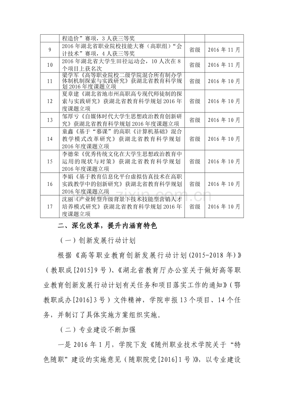 整合高职院校教学工作总结名师资料.doc_第2页