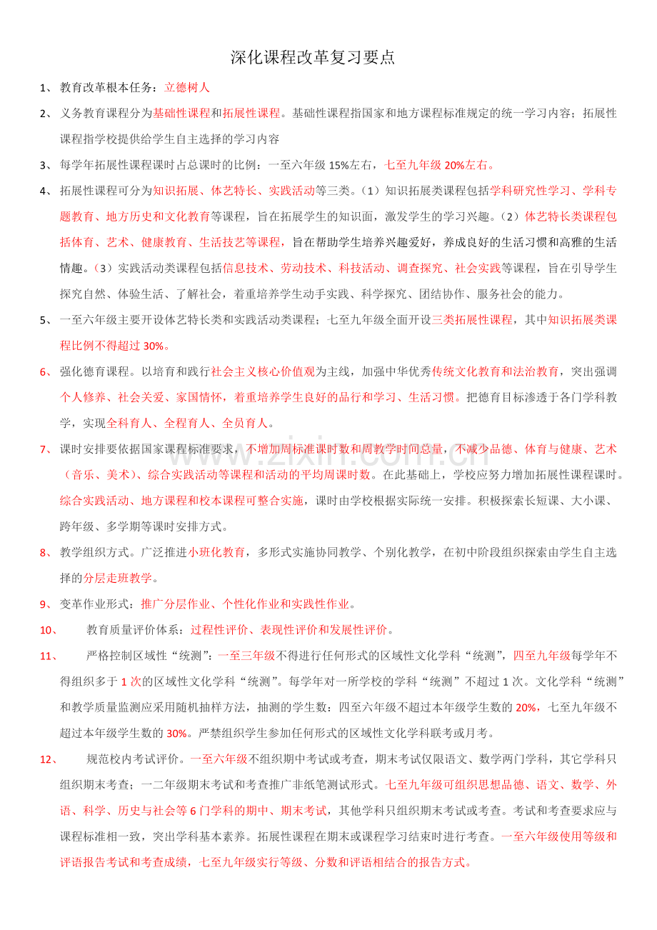 深化课程改革资料试题精排版.docx_第1页