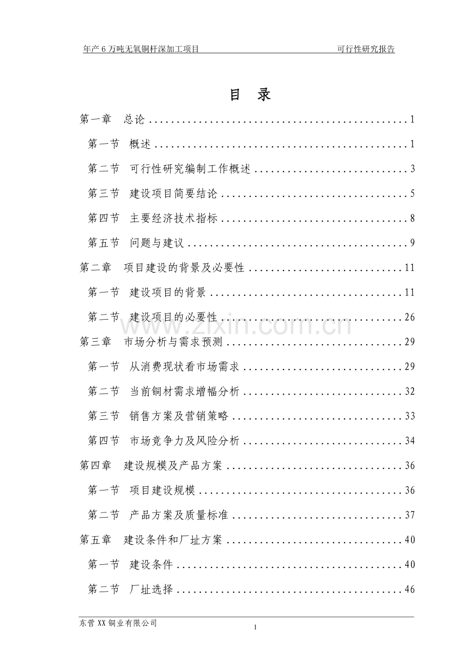 年生产6万吨铜深加工项目申请立项可行性研究报告无氧铜杆项目申请立项可行性研究论证报告.doc_第2页