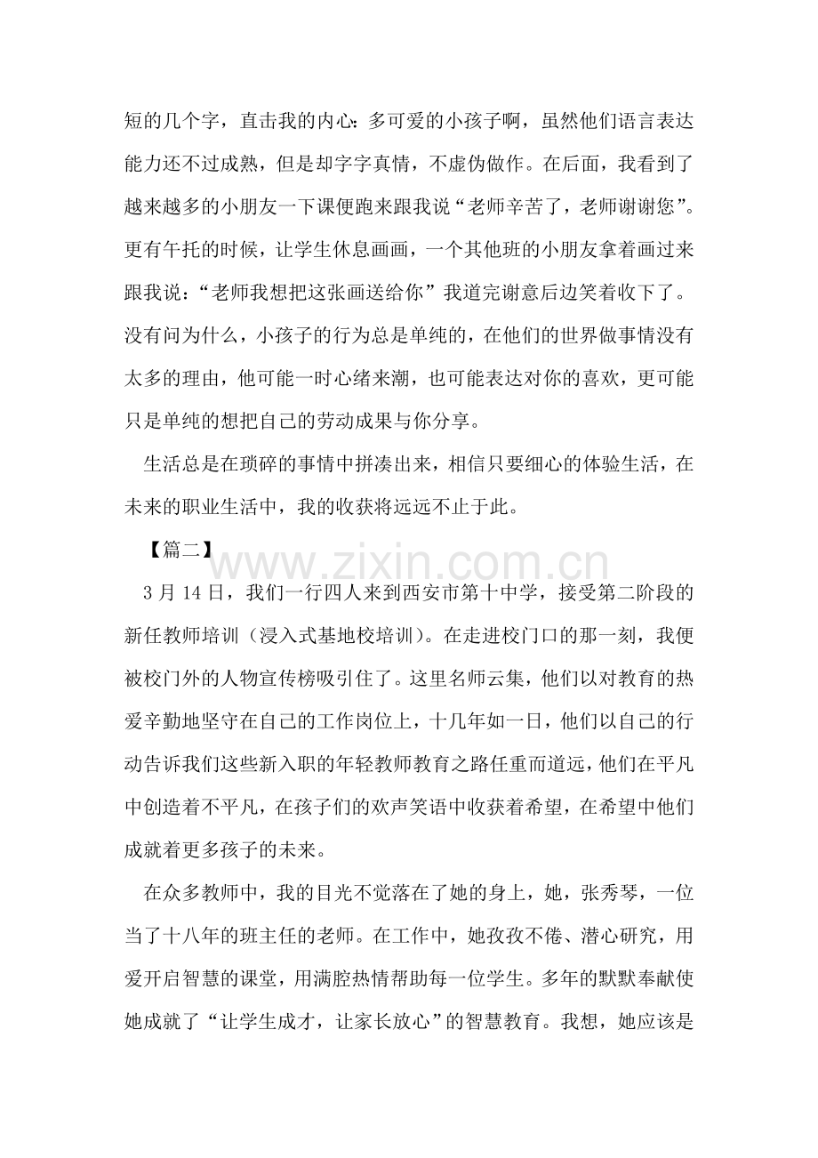 新入职教师工作心得感悟六篇.doc_第2页