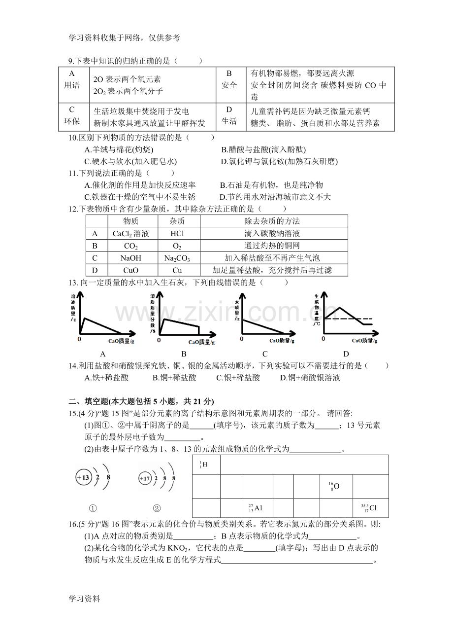 2018广东省中考化学真题(含答案).doc_第2页