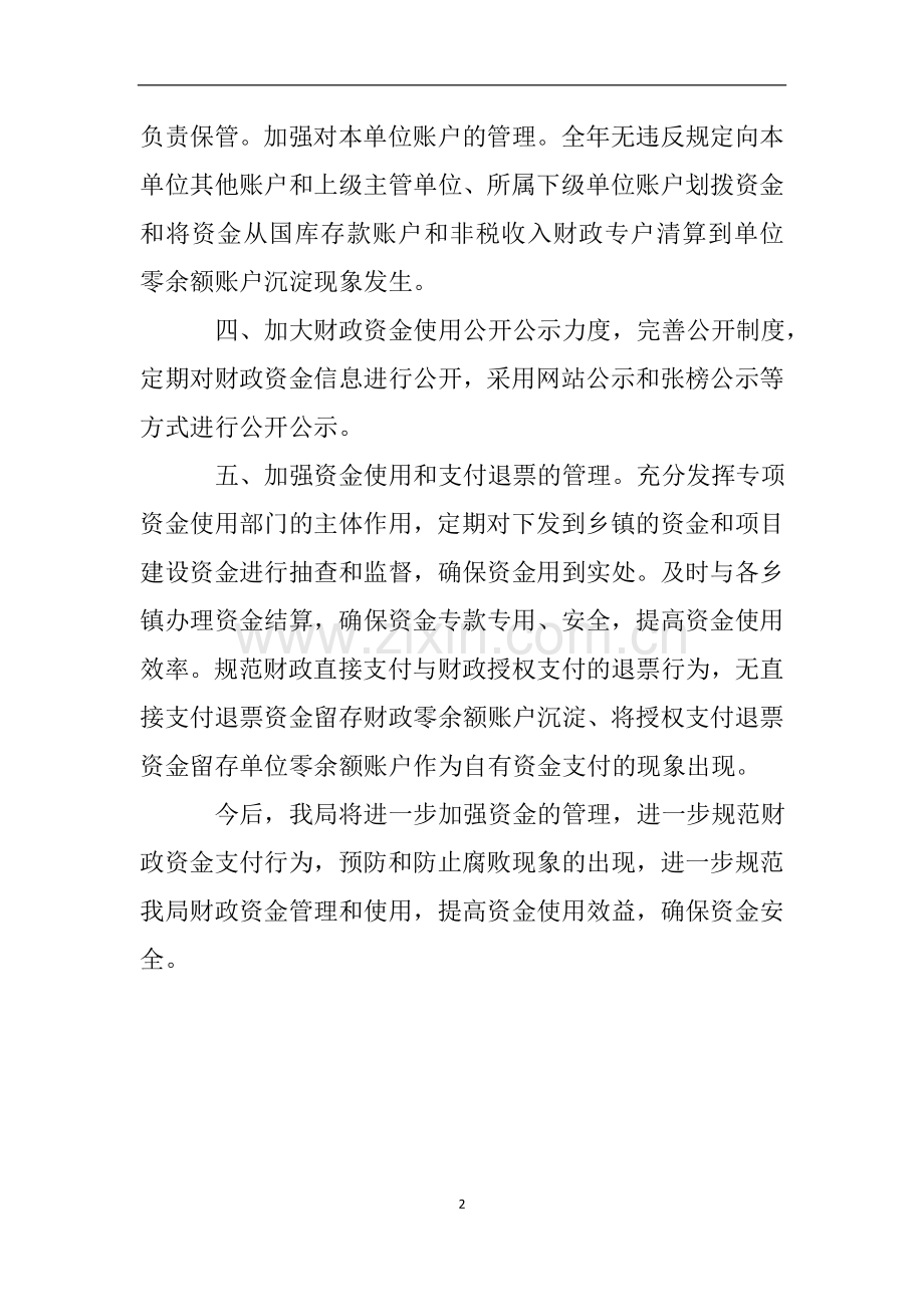 财政资金管理使用自查报告.doc_第2页