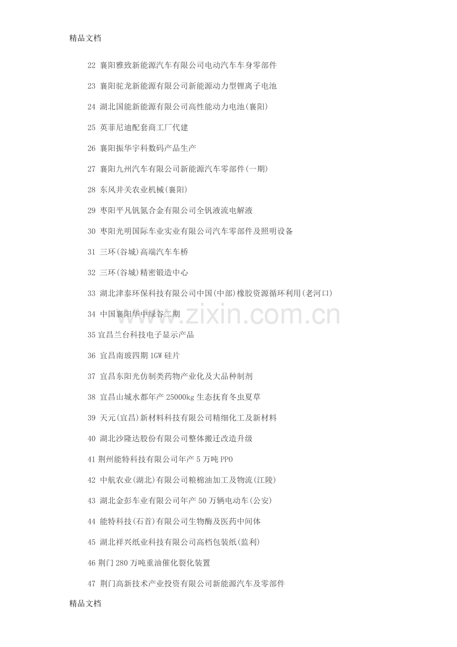 湖北省年省级重点建设项目清单【226项】.doc_第2页