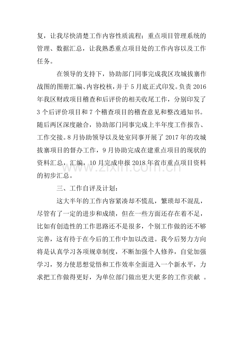 重点项目岗位个人工作总结.doc_第2页
