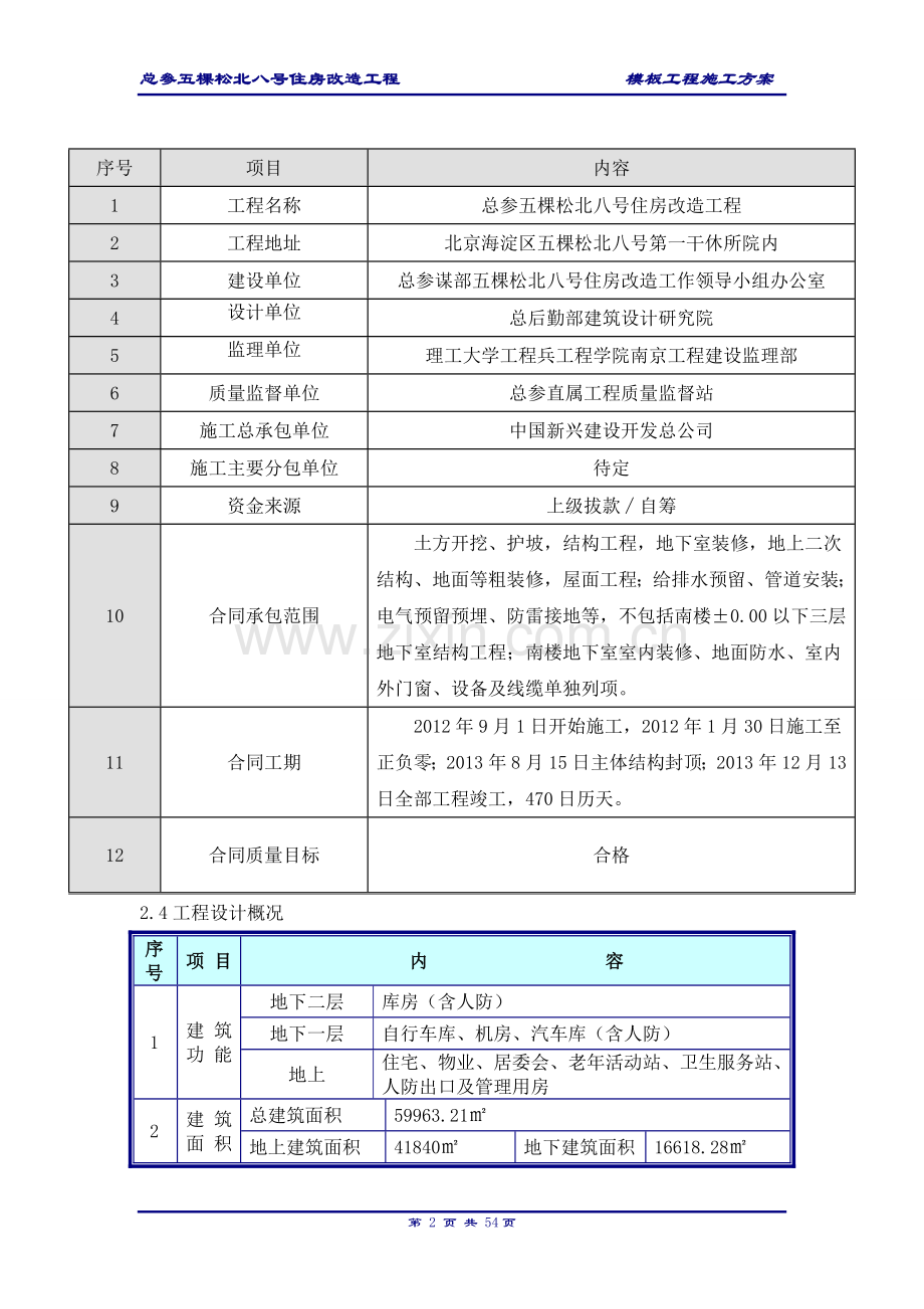 棵五松地下模板施工方案软模-学位论文.doc_第2页