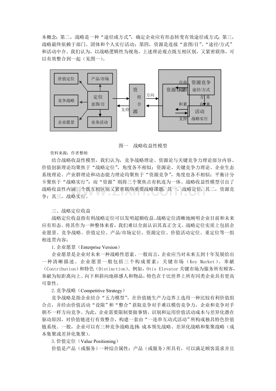 战略的收益性一种整合的观点讲解.doc_第2页