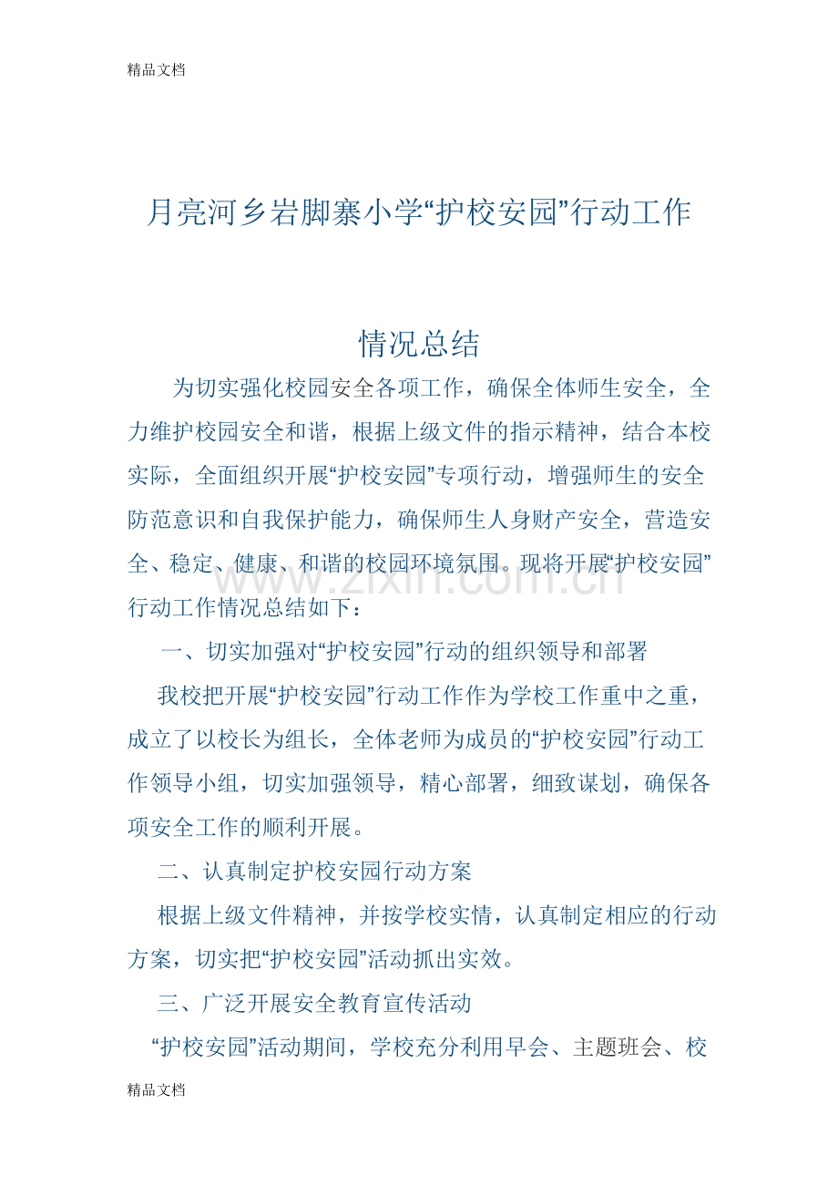 护校安园工作总结.docx_第1页
