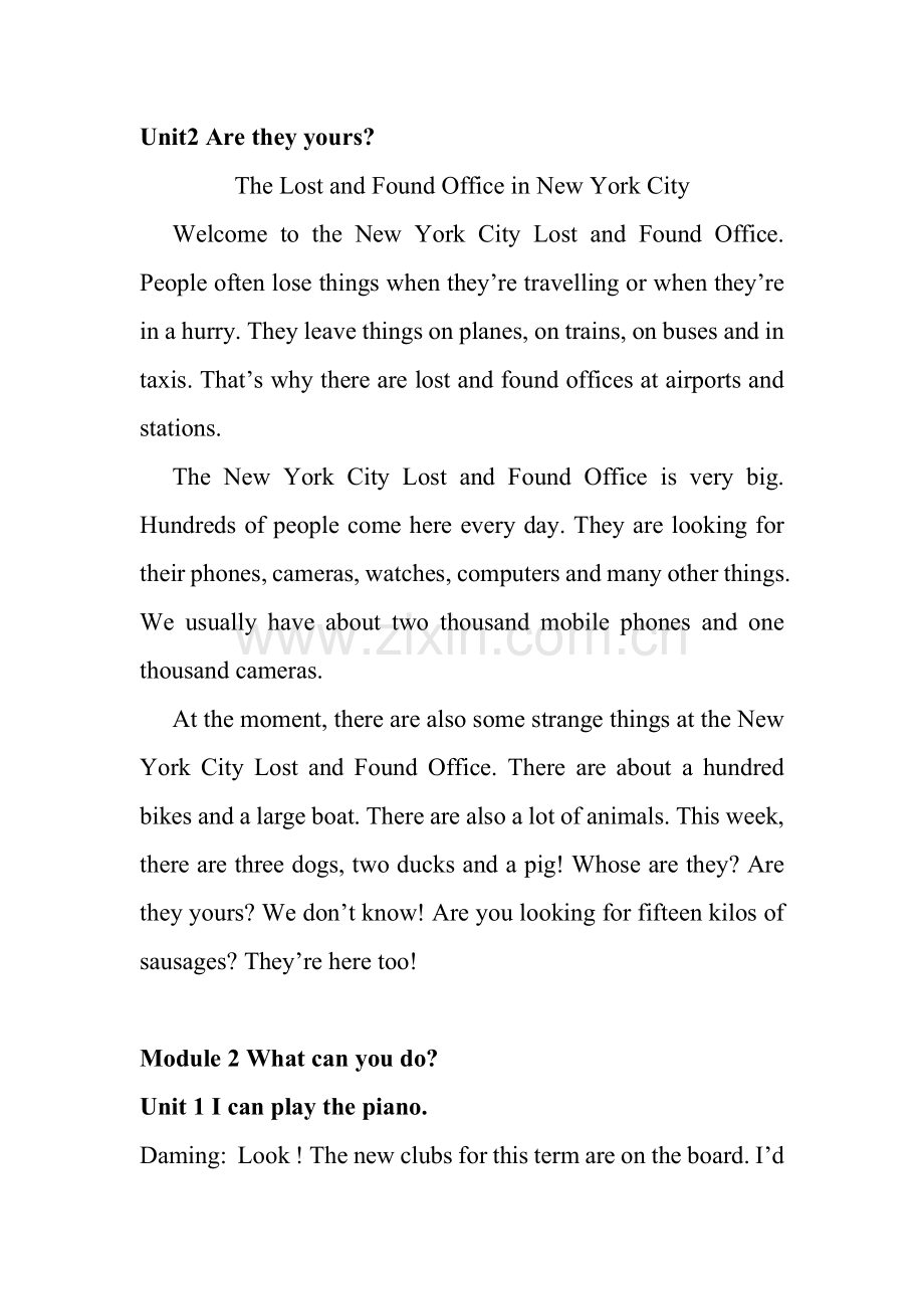 外研版七年级下英语课文(4).doc_第2页