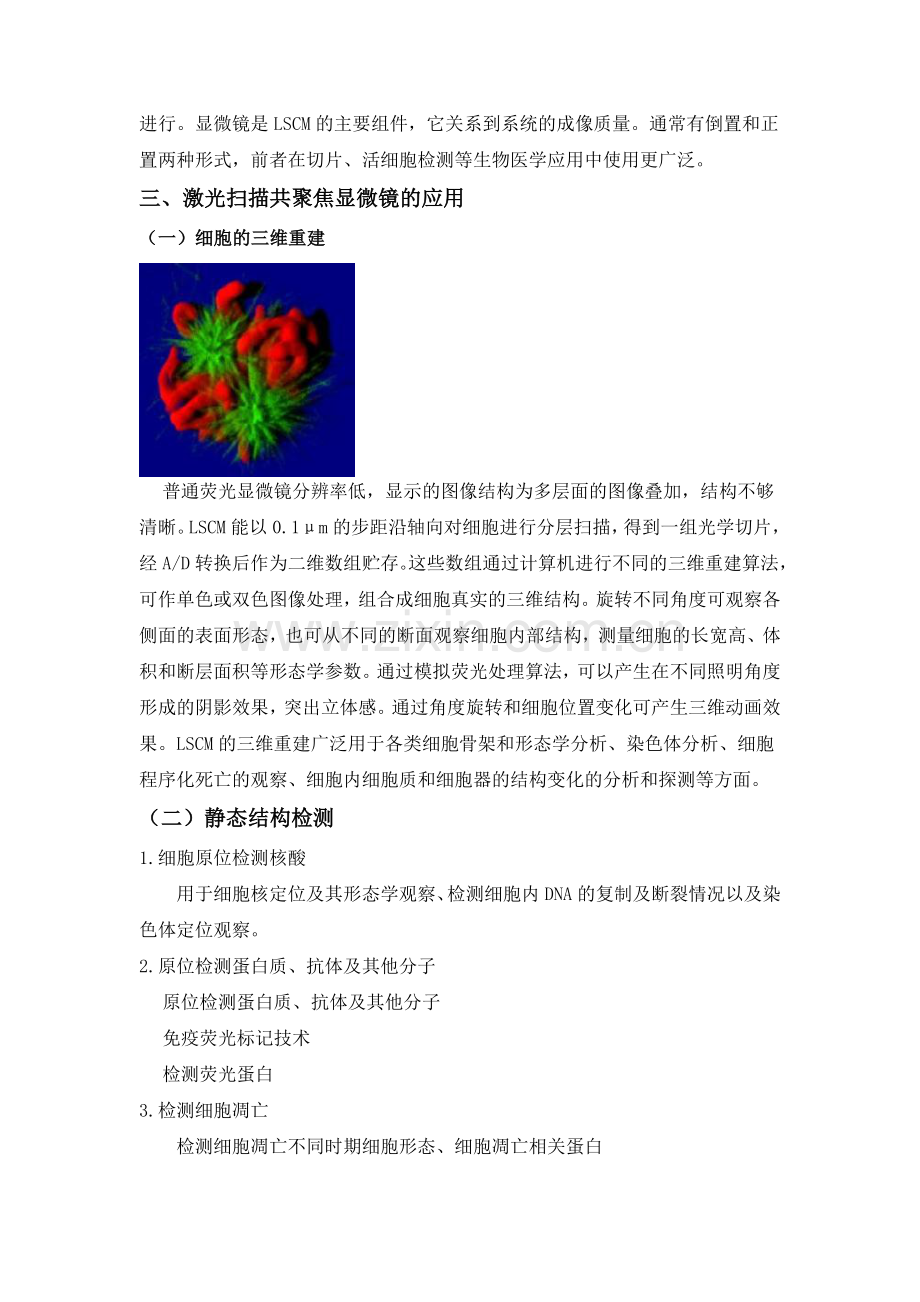 激光扫描共聚焦显微镜的原理和应用.doc_第2页
