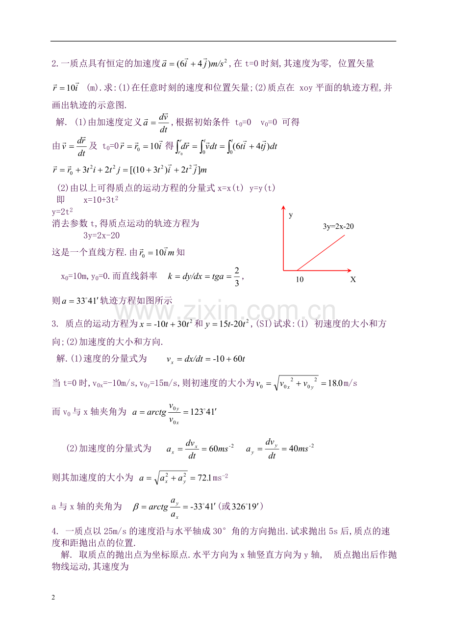 理工科大学物理知识点总结及典型例题解析.docx_第2页