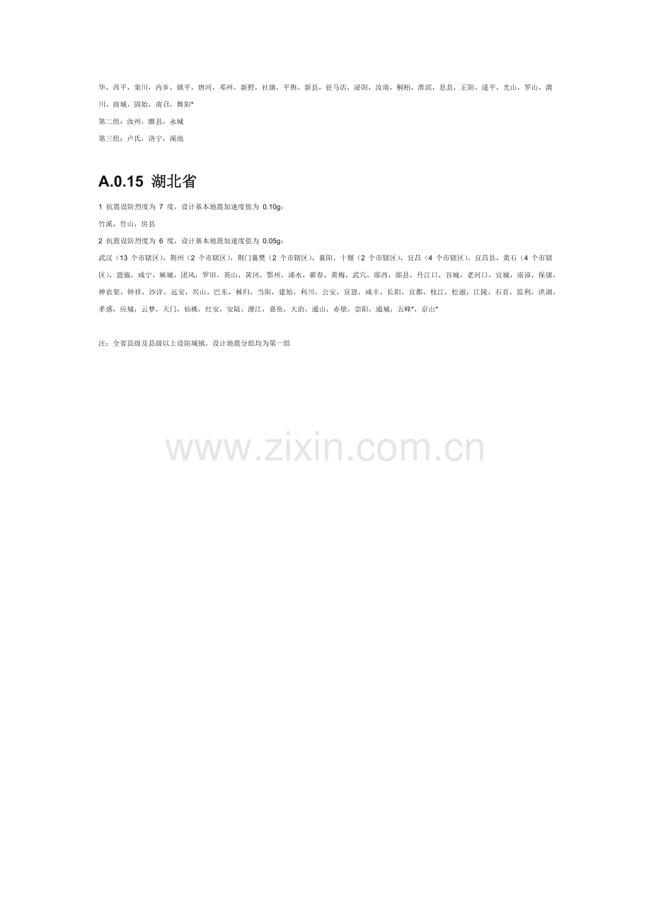 全国各地区设计地震分组.doc_第2页
