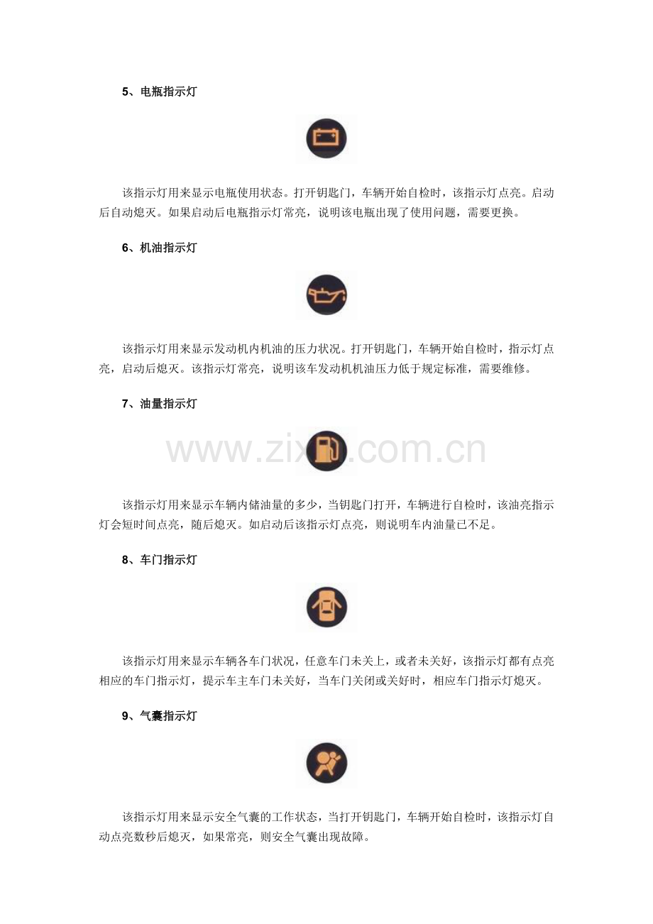 汽车仪表盘图标大全...doc_第2页
