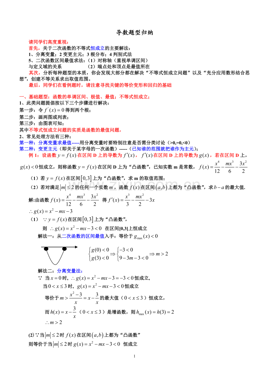 高考数学导数题型归纳.doc_第1页