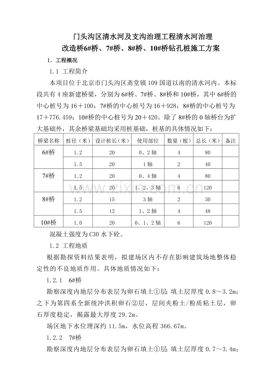 冲击钻施工方案..doc_第1页