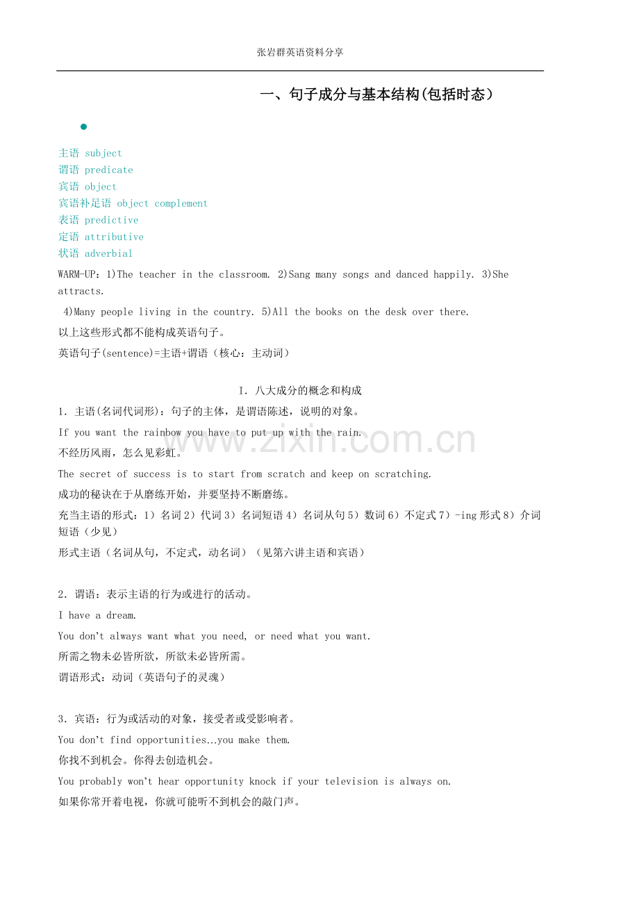 (英语语法)英语核心语法总结(1).doc_第2页
