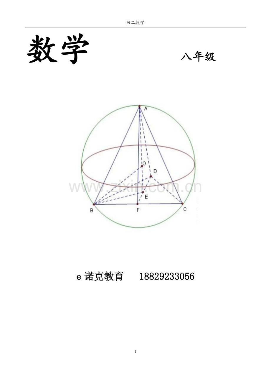 北师版八年级教全套讲义.doc_第1页