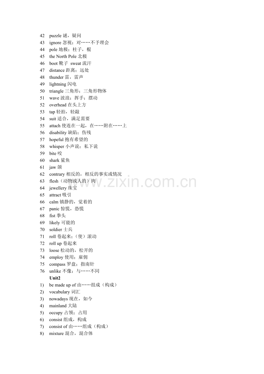 牛津高中英语模块三词汇表.doc_第2页
