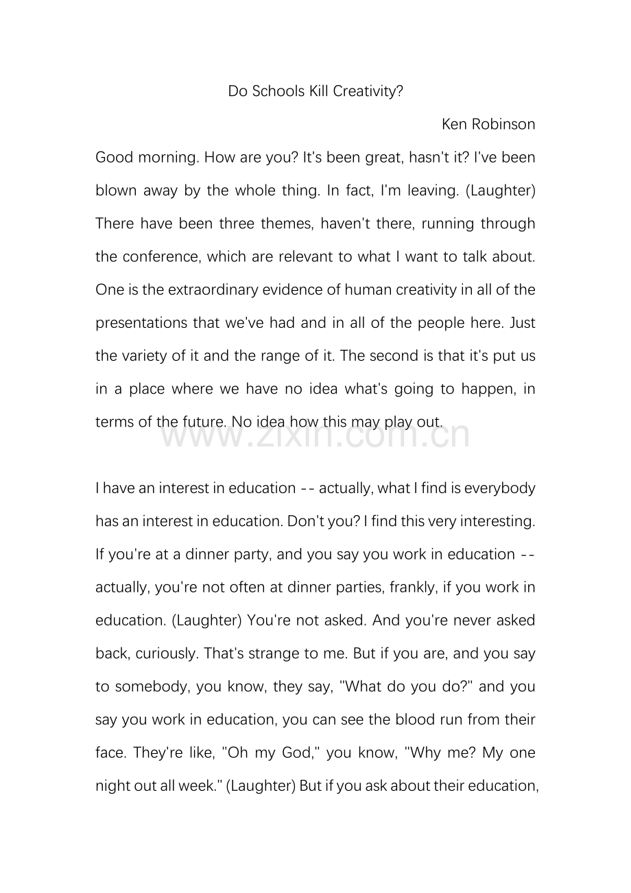 Do-Schools-Kill-Creativity.doc_第1页
