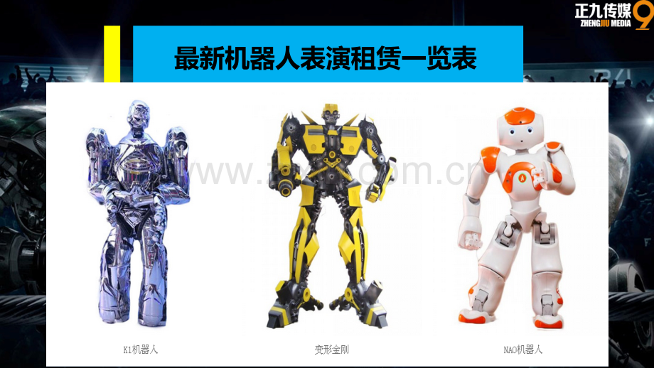 机器人表演租赁租赁科普一览表.ppt_第1页