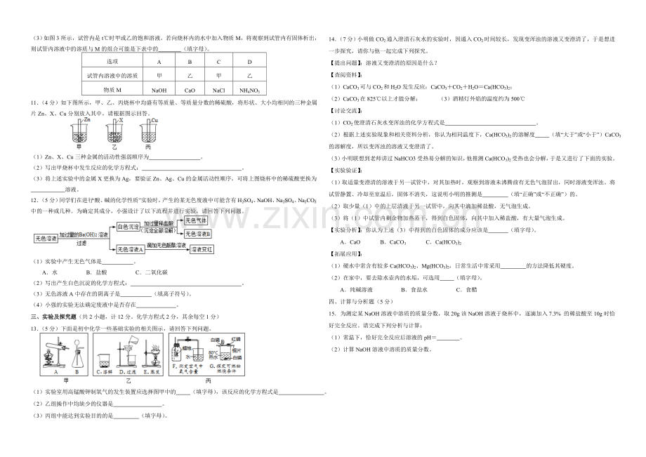 陕西省2015年中考化学副题.doc_第2页