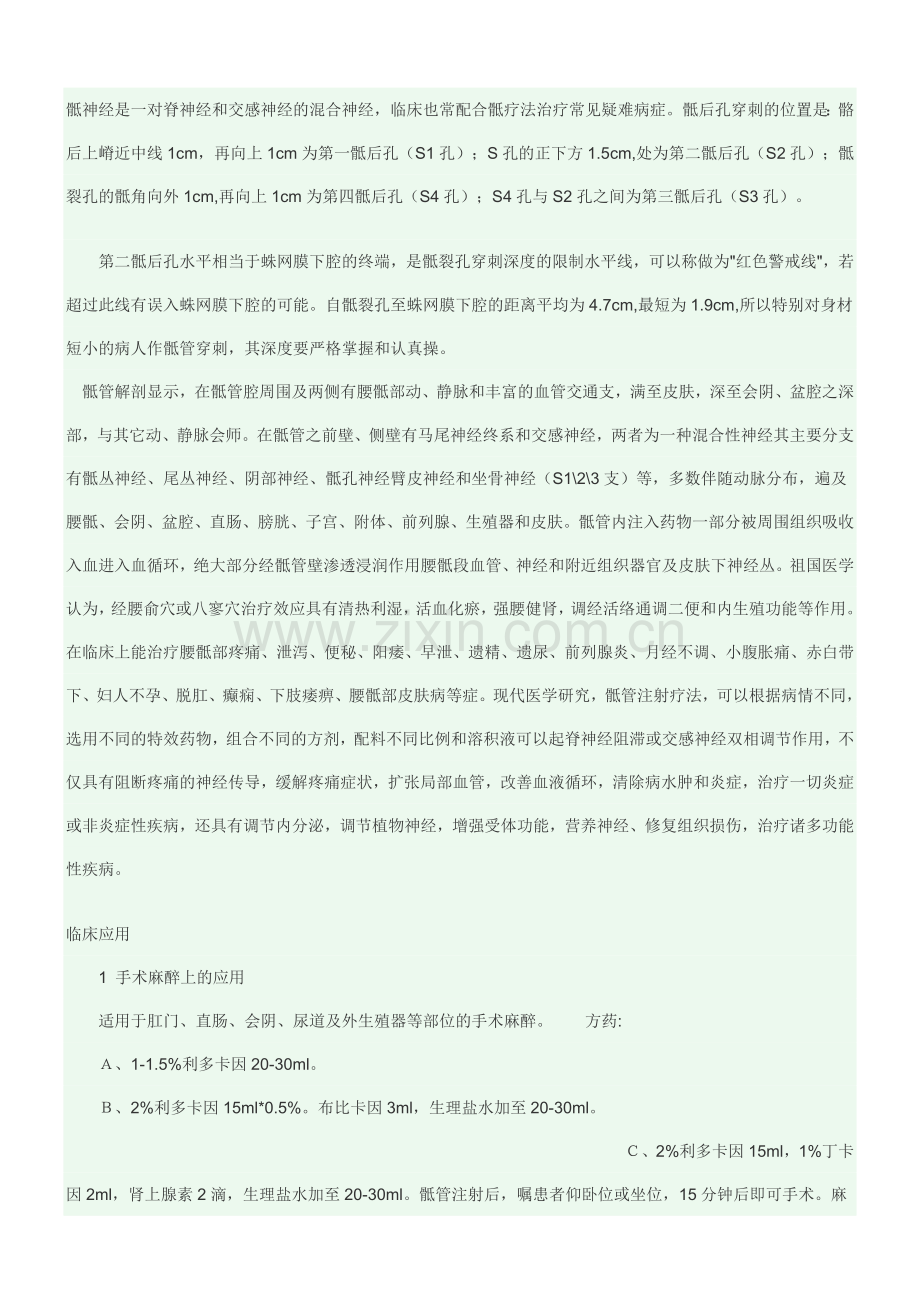 骶管注射疗法.总结.doc_第2页