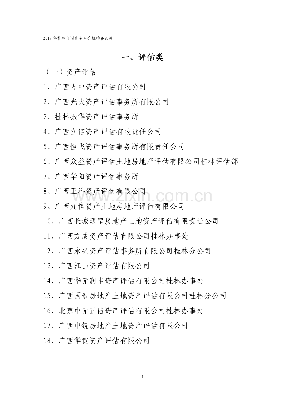 2019年桂林市国资委中介机构备选库.doc_第1页