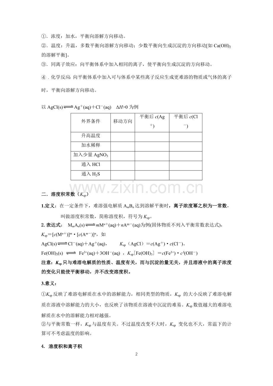 沉淀溶解平衡(1107).docx_第2页