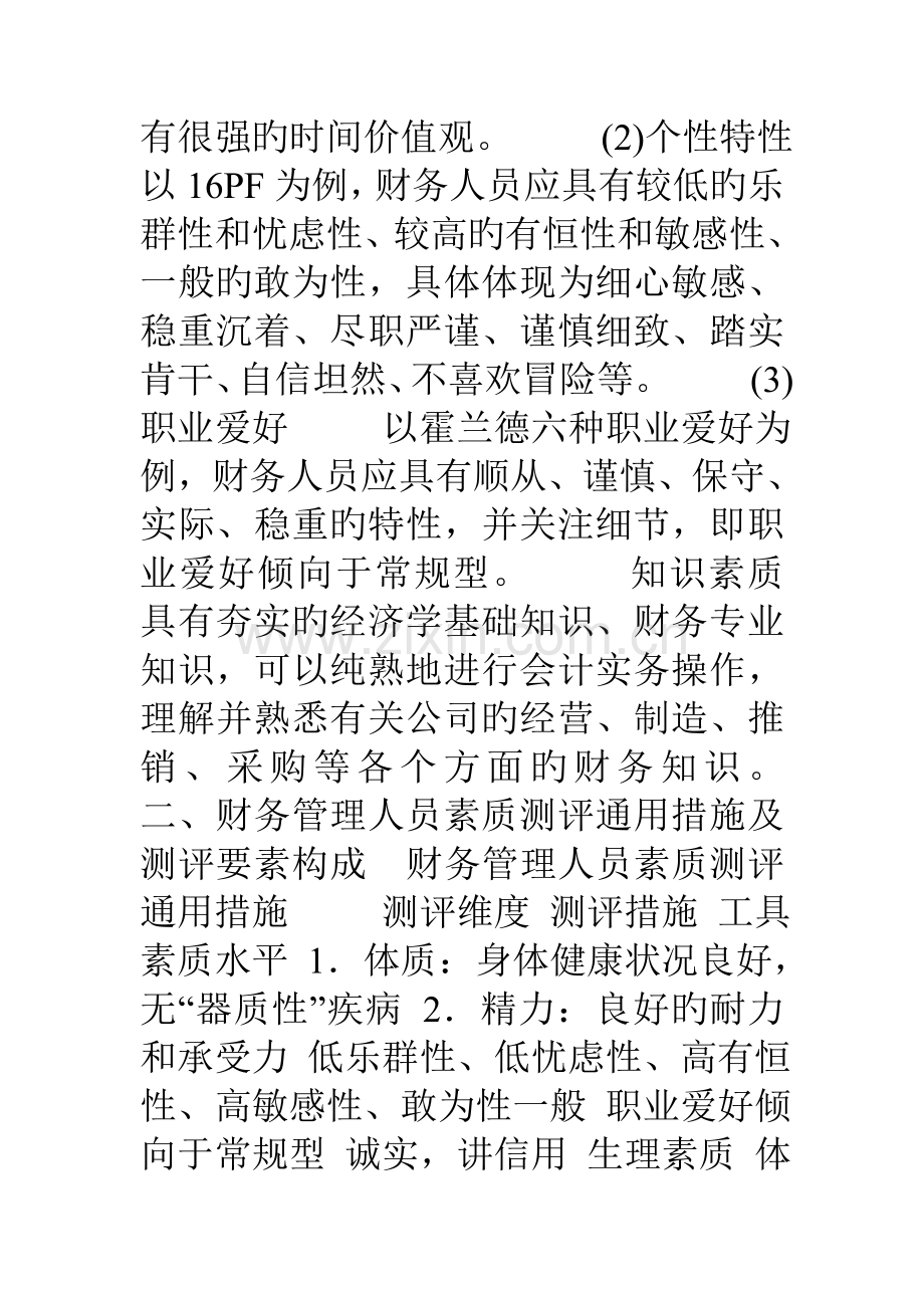财务管理类人员素质测评.doc_第2页