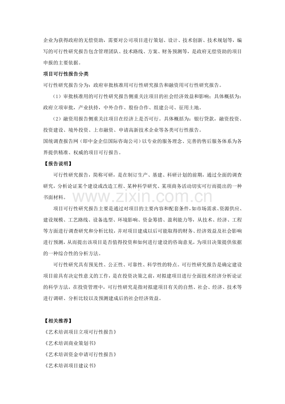 艺术培训项目可行性研究报告.doc_第2页